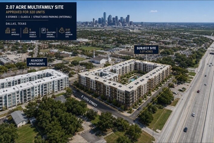 More Photos Of 132-140 E 12th St, Dallas Land For Sale