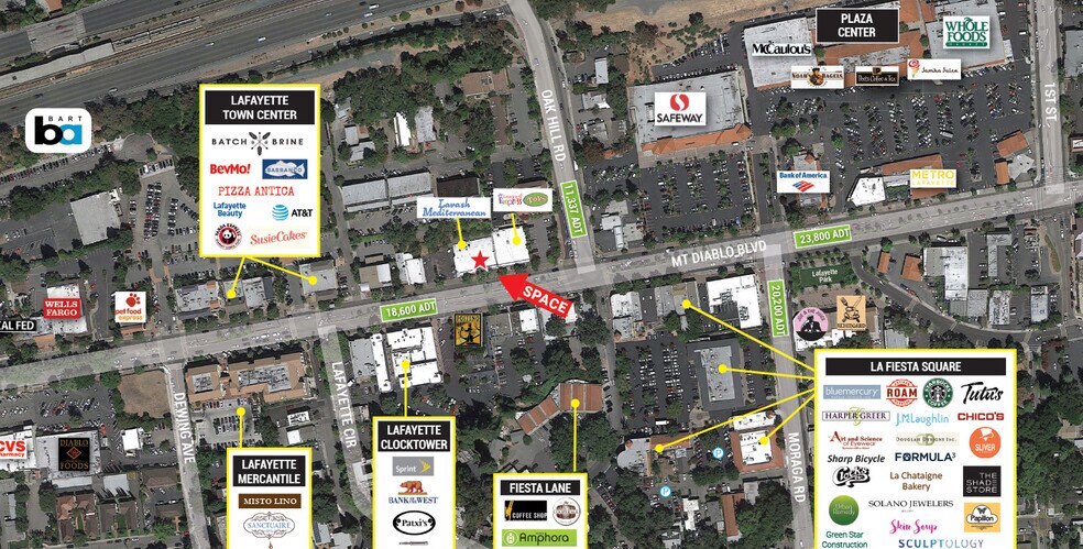 More Photos Of 3572-3578 Mt Diablo Blvd, Lafayette Storefront For Lease