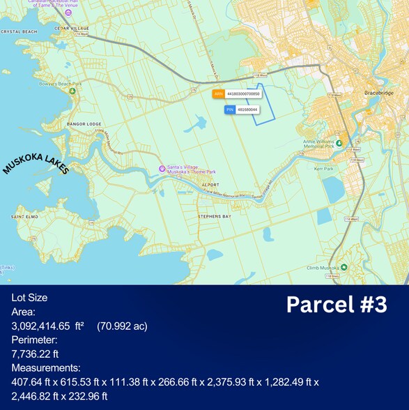 More Photos Of 190 Santas Village Road, Bracebridge Land For Sale