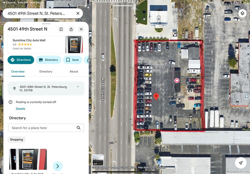 More Photos Of 4501 49th St N, Saint Petersburg Auto Dealership For Lease