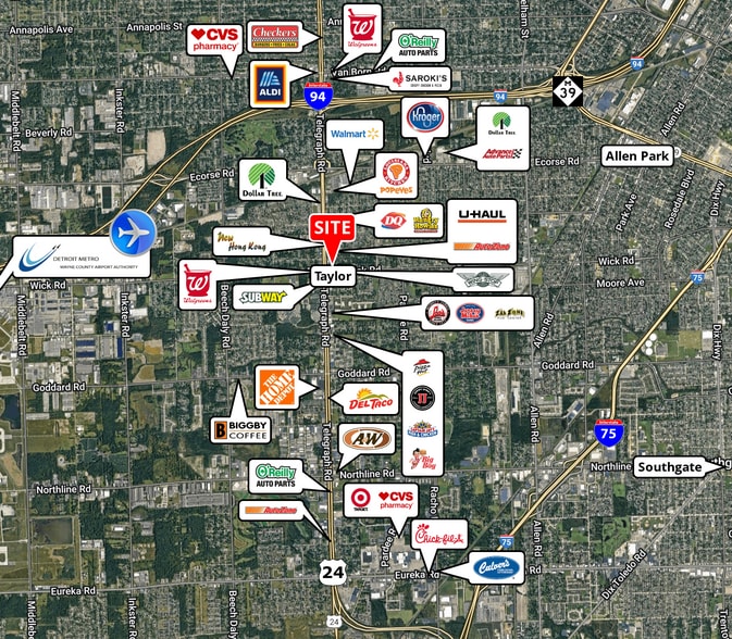 More Photos Of 9015 Telegraph Rd, Taylor Restaurant For Lease