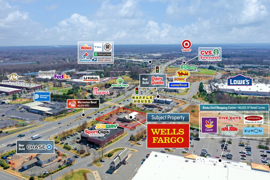Primary Photo Of 35 Banks Ford Pky, Fredericksburg Bank For Sale