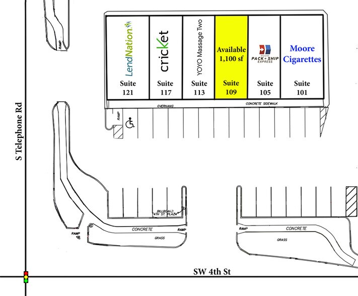 More Photos Of 521-531 SW 4th St, Moore Storefront For Lease