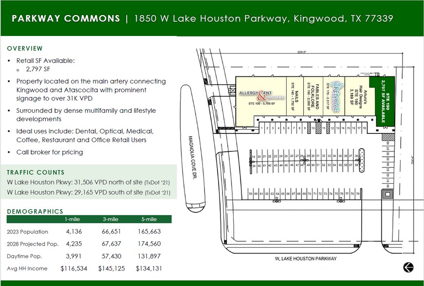 More Photos Of 1850 W Lake Houston Pky, Kingwood Unknown For Lease