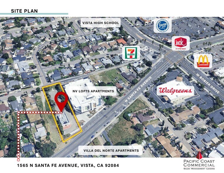 More Photos Of 1565 N Santa Fe Ave, Vista Freestanding For Sale