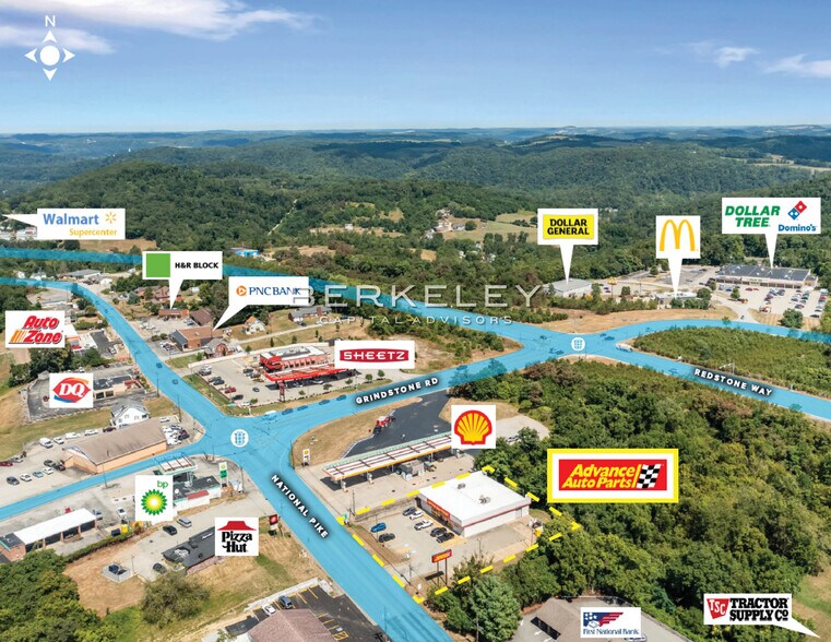 More Photos Of 6011 National Pike, Grindstone Storefront For Sale