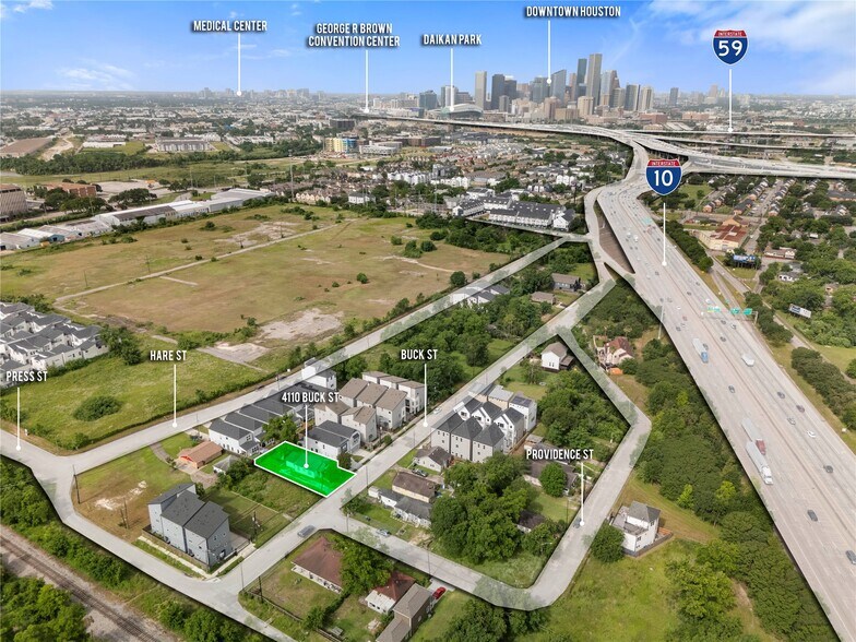 Primary Photo Of 4110 Buck St, Houston Land For Sale
