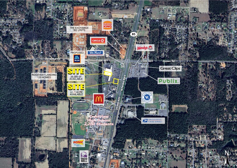 More Photos Of 1390 N Ferdon Blvd, Crestview Land For Lease
