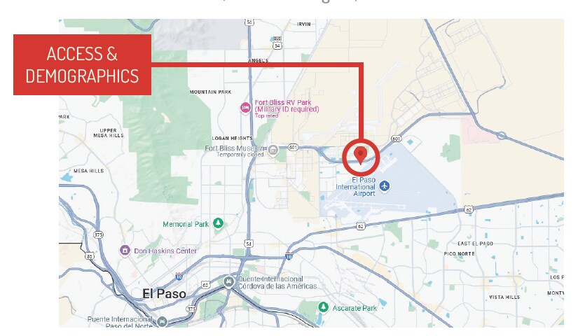 More Photos Of 60 Walter Jones Blvd, El Paso Warehouse For Lease