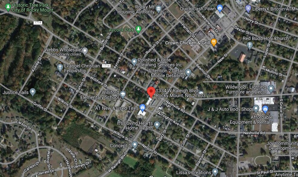 More Photos Of 1326-1334 W Raleigh Blvd, Rocky Mount General Retail For Sale