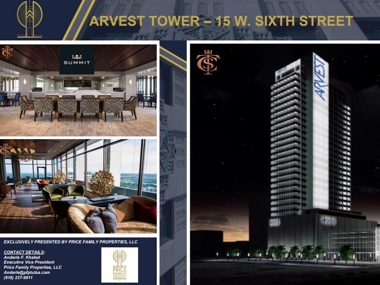 Primary Photo Of 15 W 6th St, Tulsa Office For Lease