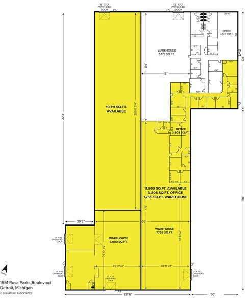 More Photos Of 1551 Rosa Parks Blvd, Detroit Warehouse For Lease