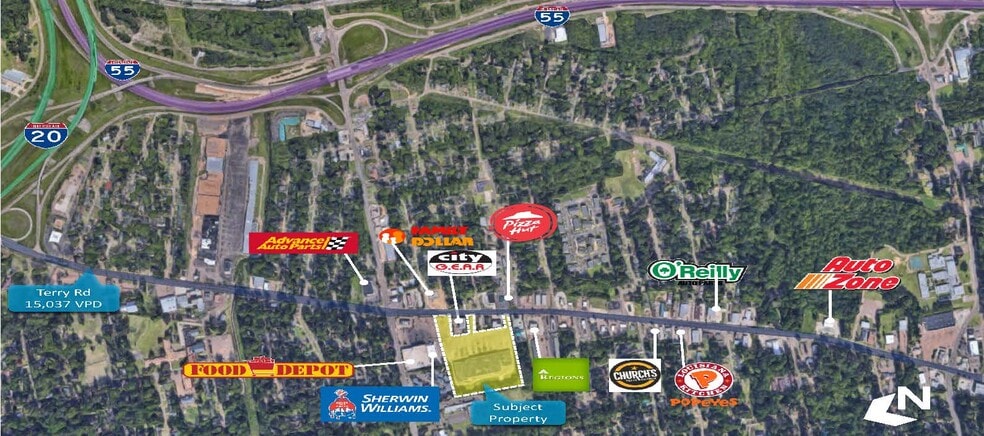 More Photos Of 2885-2899 Terry Rd, Jackson General Retail For Sale