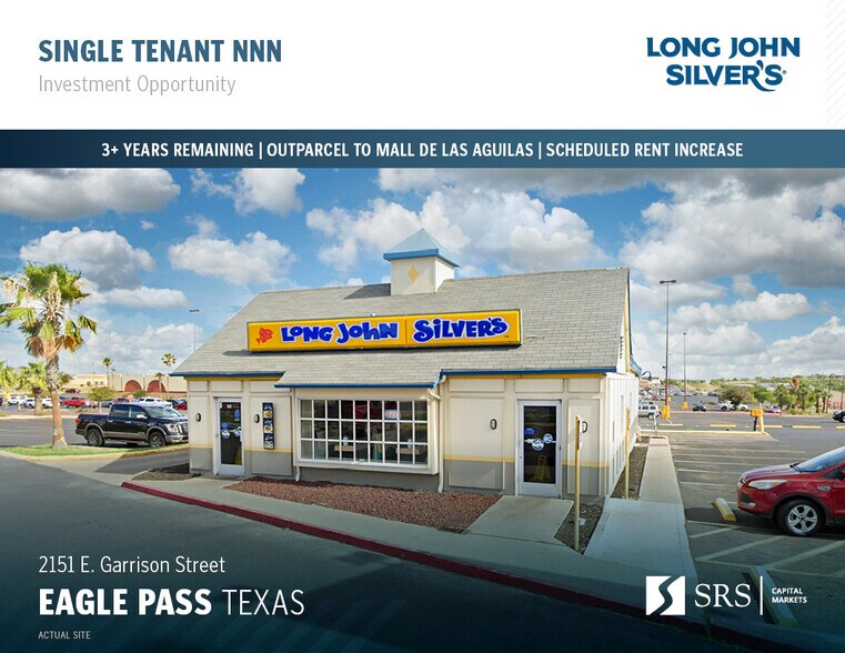 Primary Photo Of 2151 E Garrison St, Eagle Pass Fast Food For Sale