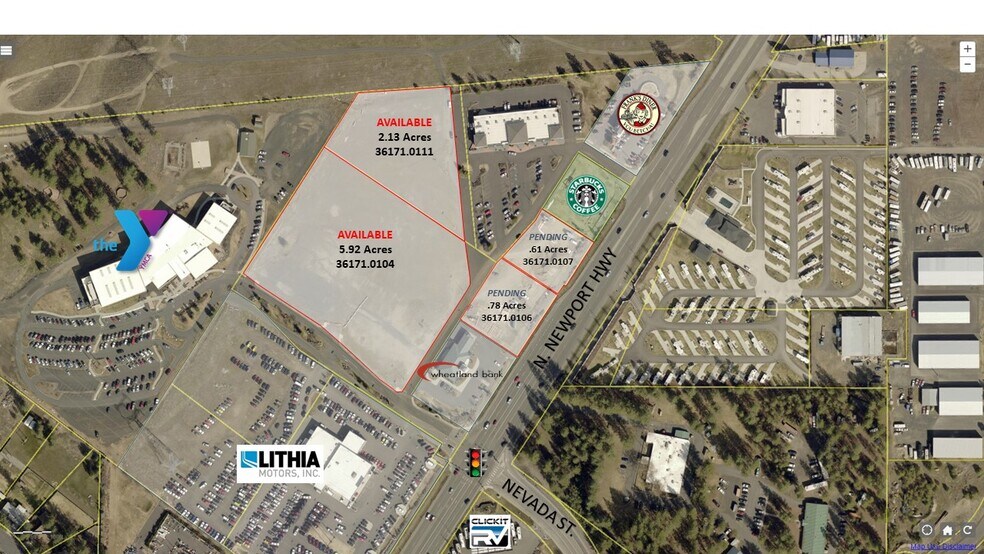 More Photos Of 10903 Newport, Spokane Land For Lease