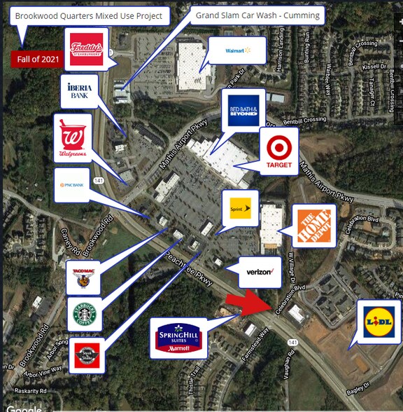 More Photos Of 2675 Peachtree Pky, Cumming Land For Sale