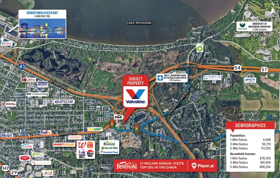 More Photos Of 2941 University way, Green Bay General Retail For Sale