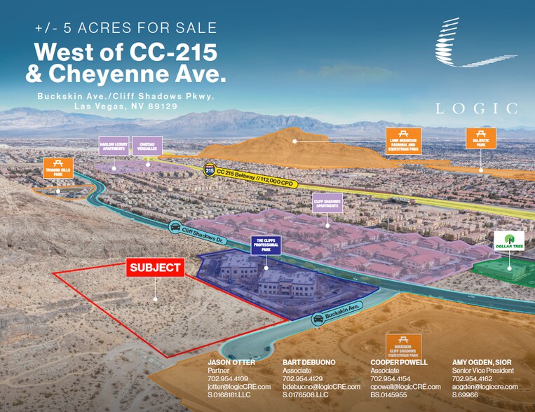 More Photos Of Buckskin @ W. Cliff Shadows Pkwy., Las Vegas Land For Sale