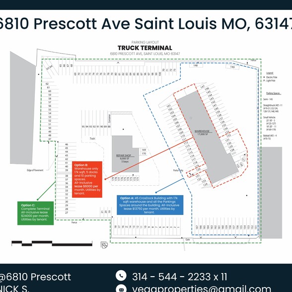 More Photos Of 6810 Prescott Ave, Saint Louis Truck Terminal For Lease