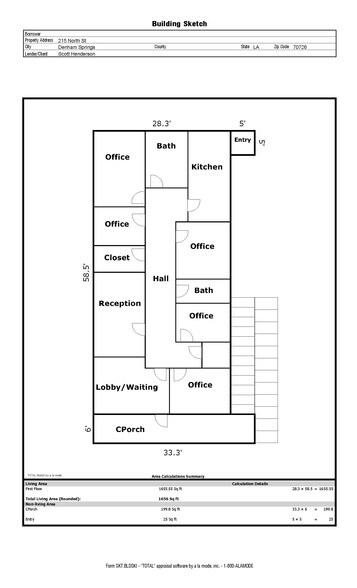 More Photos Of 215 North St, Denham Springs Office For Lease