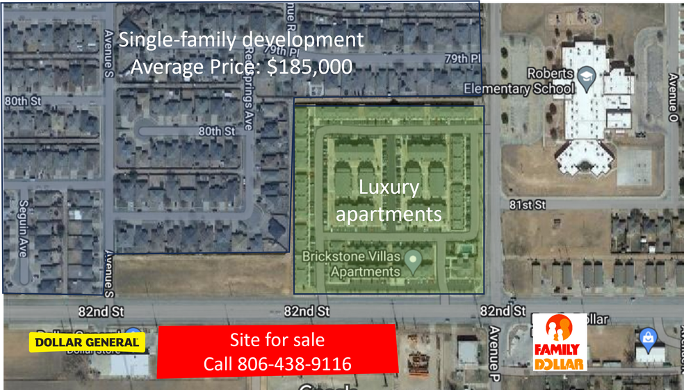 Primary Photo Of 1617 82nd st, Lubbock Land For Sale
