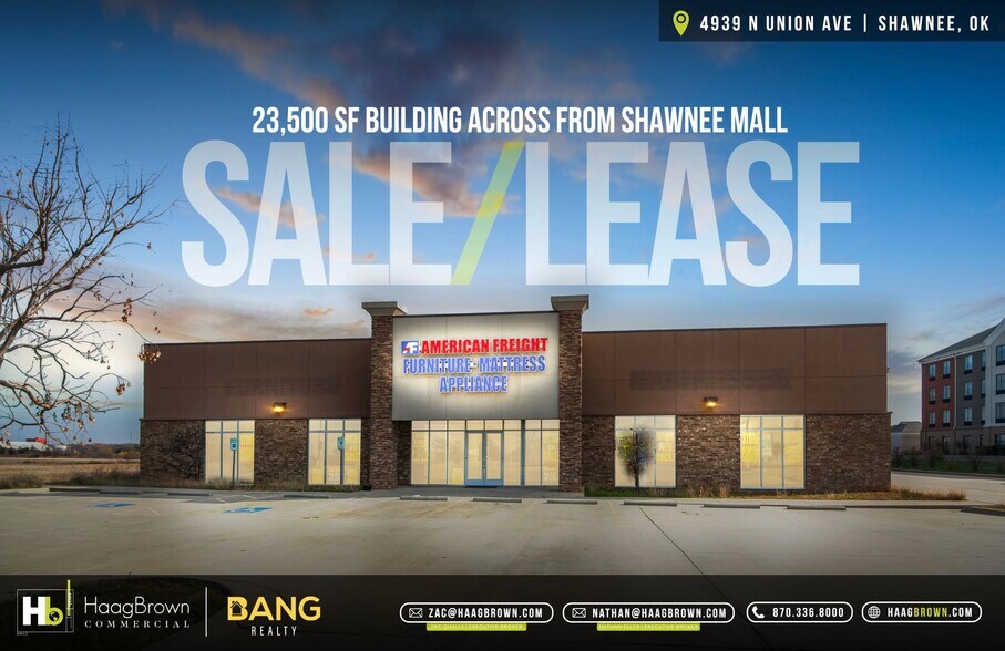 Primary Photo Of 4939 N Union Ave, Shawnee Freestanding For Sale