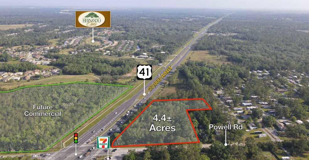 More Photos Of NEC Powell & US 41 rd, Brooksville Land For Sale