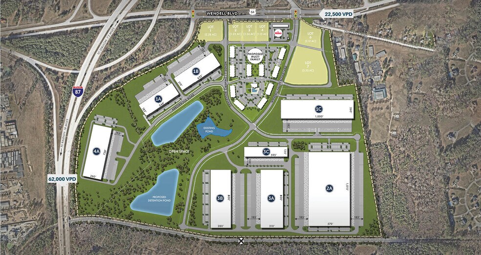 Primary Photo Of 400 Wendell Blvd, Wendell Land For Lease