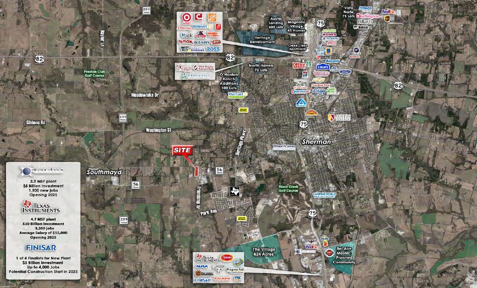 More Photos Of NWC of Hwy 56 & Friendship Rd, Sherman Land For Sale