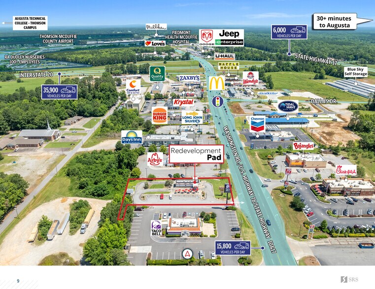 More Photos Of 1807 Washington Rd, Thomson Fast Food For Sale