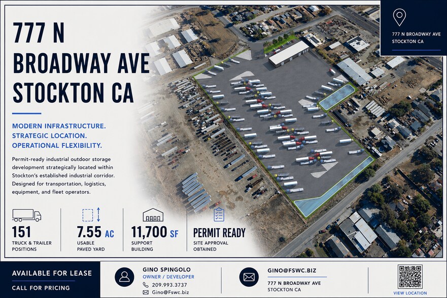 Primary Photo Of 777 N Broadway Ave, Stockton Industrial For Lease