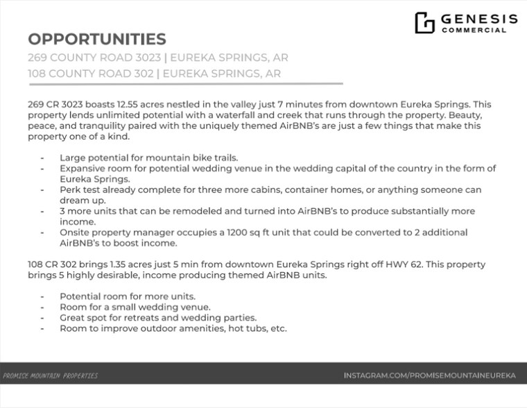 More Photos Of 108 County Road 302, Eureka Springs Multifamily For Sale