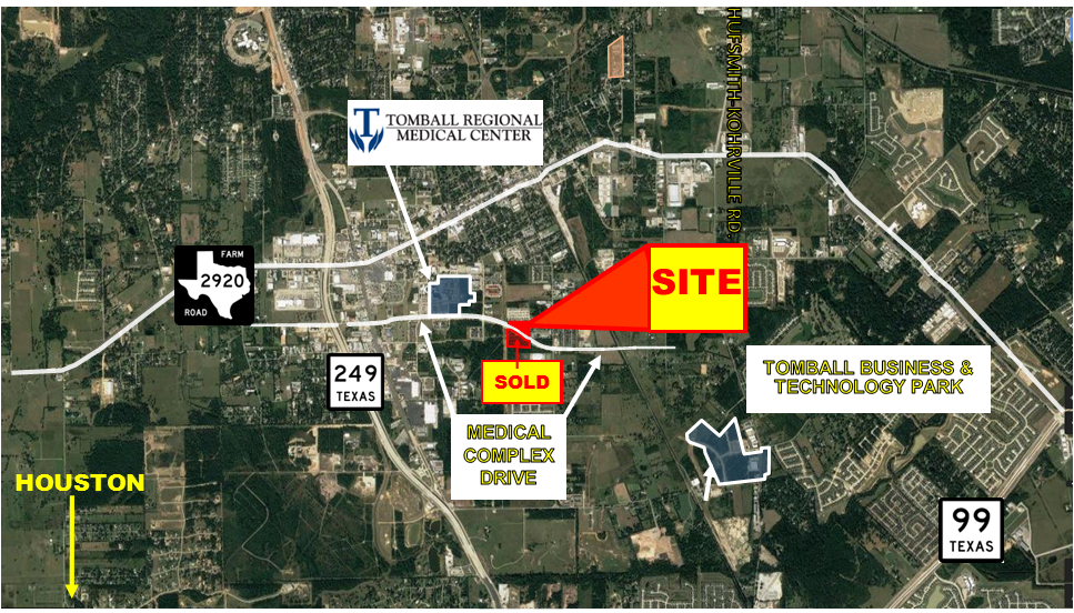 Primary Photo Of Medical Complex Dr, Tomball Land For Sale