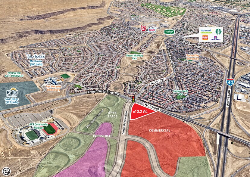 Primary Photo Of Arroyo Vista Blvd @ Ladera Dr NW, Albuquerque Land For Sale