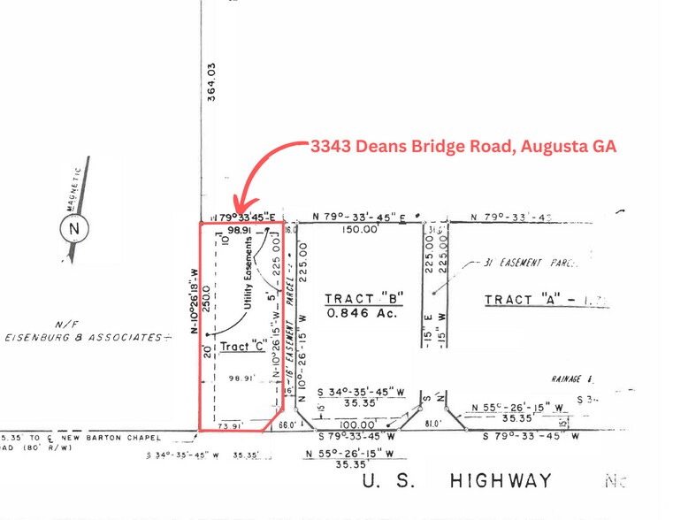 More Photos Of 3343 Deans Bridge Rd, Augusta Land For Lease