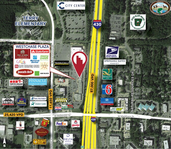 More Photos Of Markham & Shackleford, Little Rock Unknown For Lease