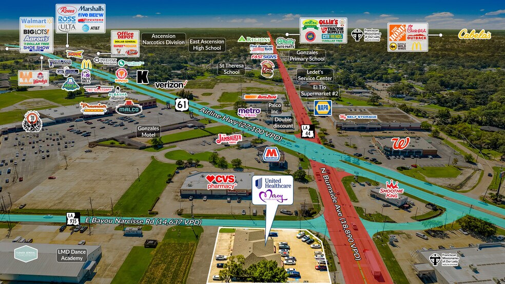 More Photos Of 1702 N Burnside Ave, Gonzales Medical For Lease