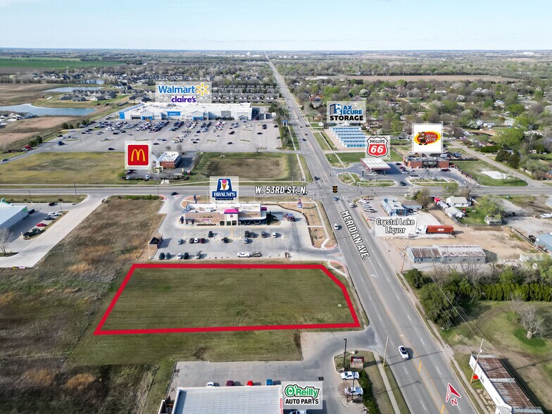More Photos Of S. of SW/C at Meridian & 53rd St., Wichita Land For Sale