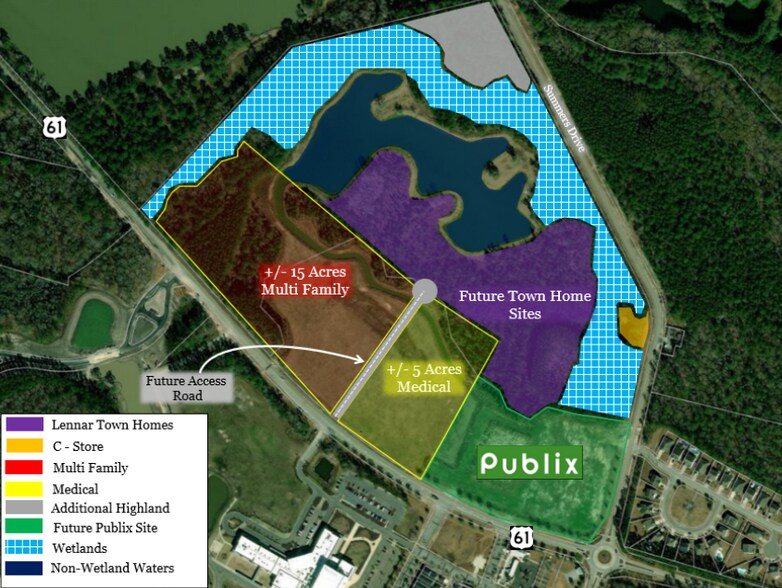 Primary Photo Of HWY 61, Summerville Land For Sale