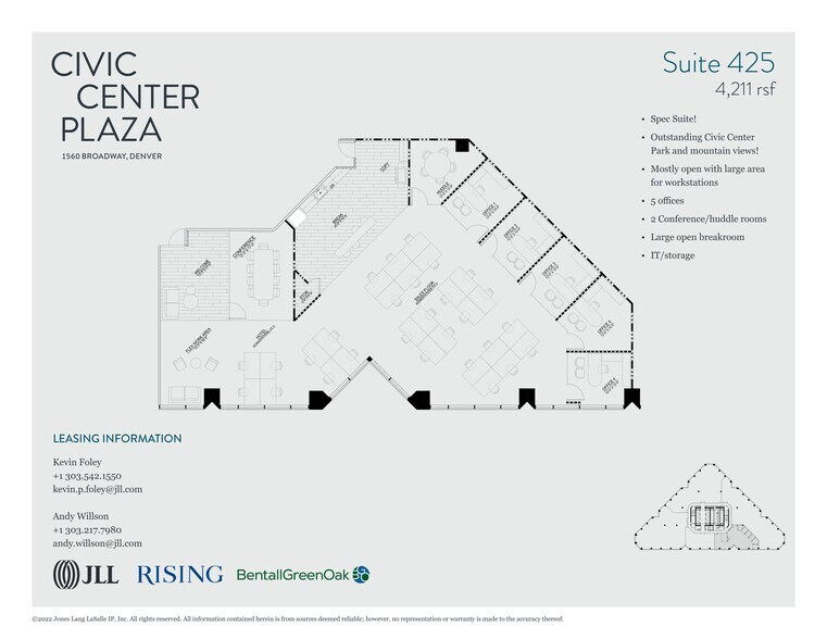 More Photos Of 1560 Broadway, Denver Coworking Space