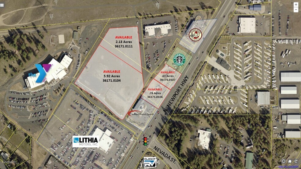 More Photos Of 10903 Newport, Spokane Land For Lease
