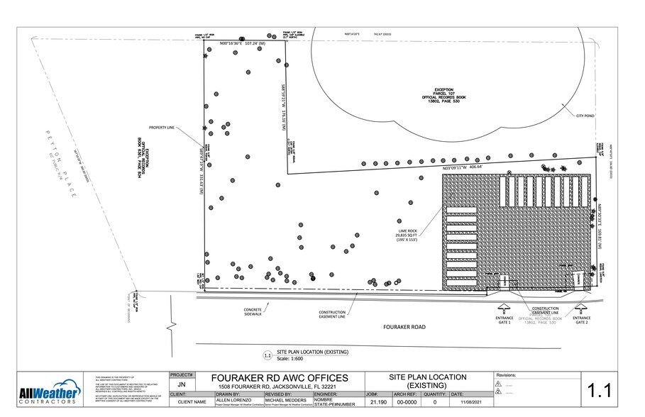 More Photos Of 1508 Fouraker Rd, Jacksonville Land For Sale