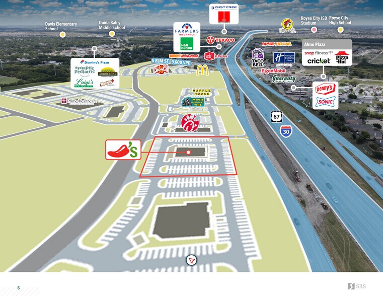 More Photos Of NEC I-30 & Erby Campbell Blvd, Royse City Restaurant For Sale