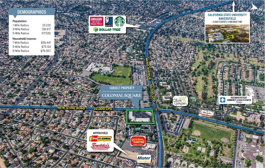 More Photos Of 5101-5153 Ming Ave, Bakersfield Unknown For Lease