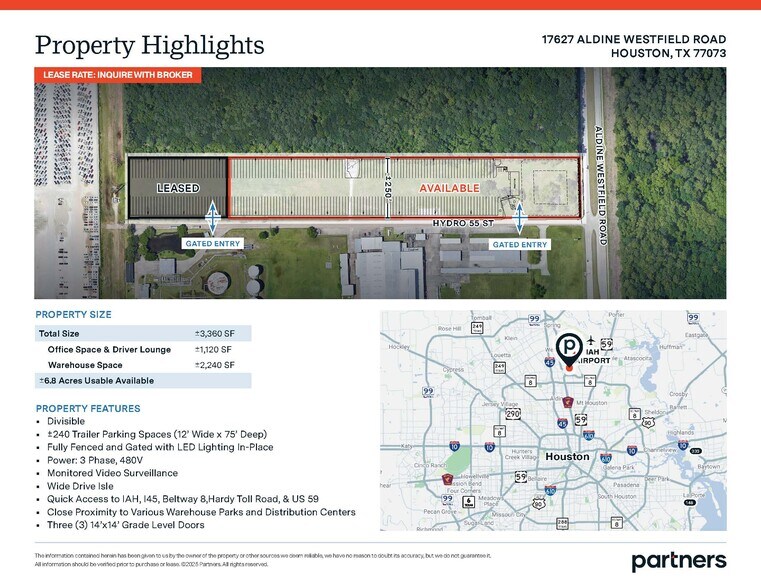 More Photos Of 17627 Aldine Westfield Rd, Houston Warehouse For Lease