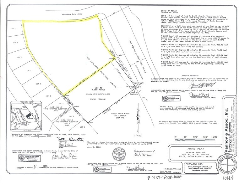 More Photos Of 2325 Aberdeen Dr, Tyler Land For Sale