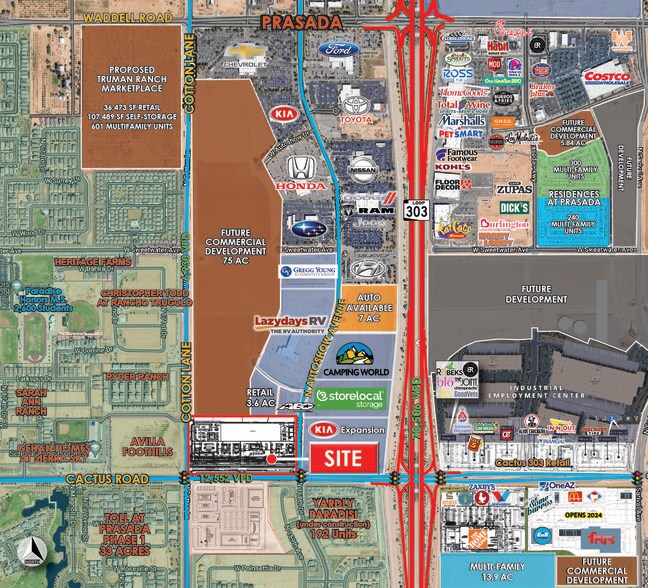 Primary Photo Of Cotton Ln & Cactus Rd, Surprise General Retail For Sale
