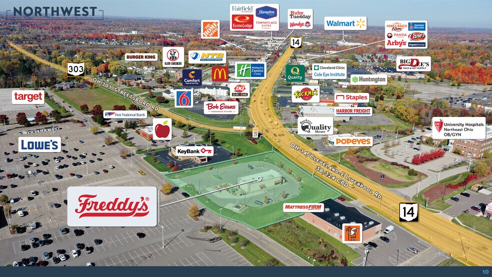 More Photos Of 1240 OH-303, Streetsboro Fast Food For Lease