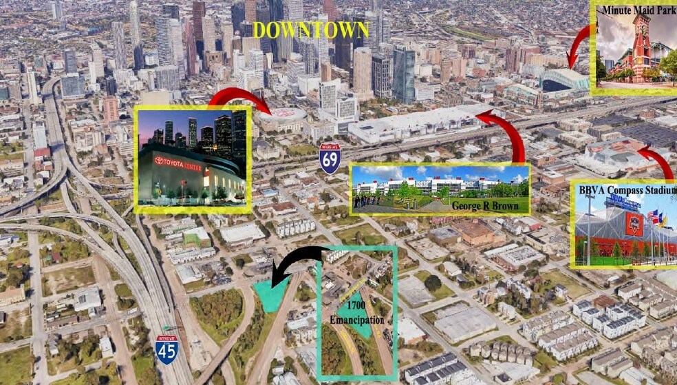 Primary Photo Of 1700 Emancipation Ave, Houston Land For Sale