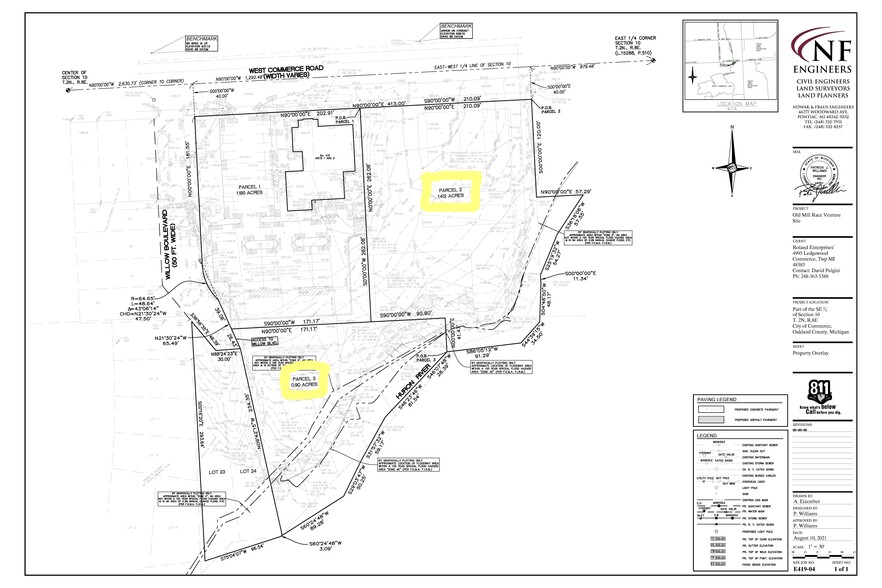 Primary Photo Of 401 W Commerce Rd, Commerce Township Land For Sale